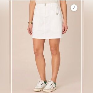 Democracy NWT High Rise Double Button Skirt with Patch Pockets Size 16